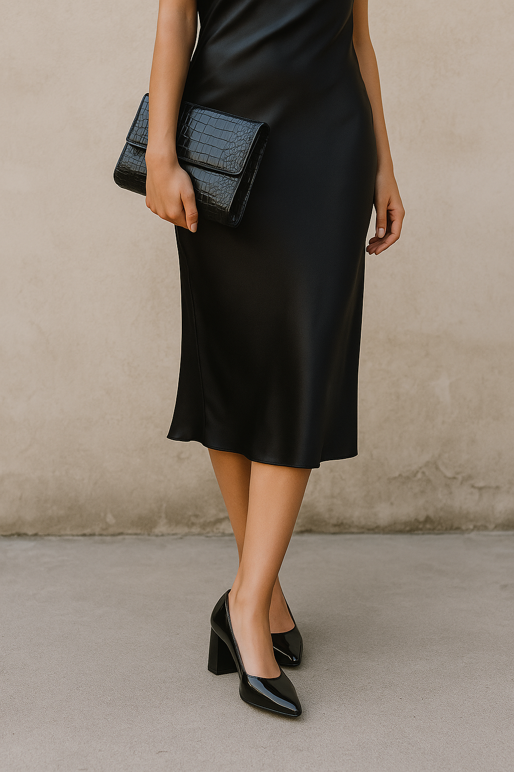 Stiletto Tacon Beira Rio Verniz Negro